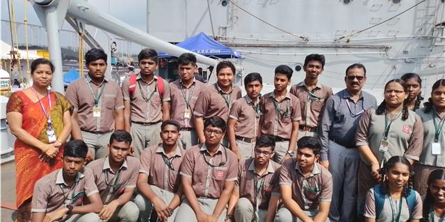 Field Visit - INS Garial War Ship @ Karaikal Port